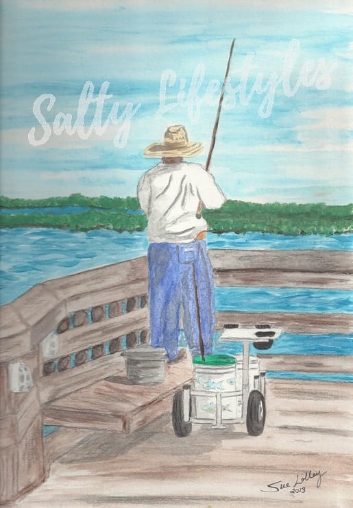 Fisherman on the Marsh